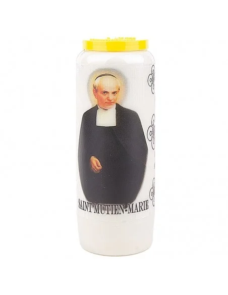 Novena candle to Saint Mutien-Marie - box of 20 pieces