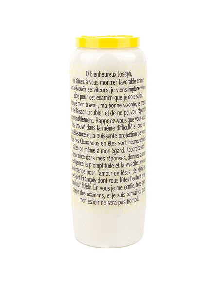Novena candle to Saint Joseph of Cupertino - box of 20 pieces
