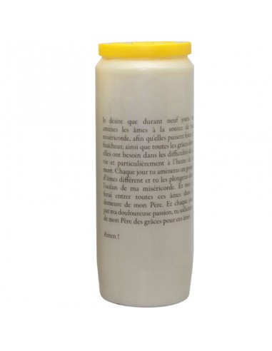 Novena candle to Christ the Merciful - carton 20 pieces