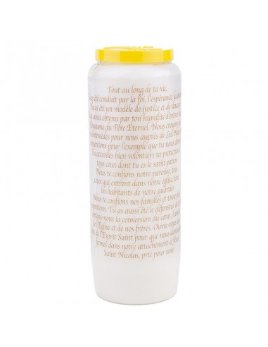 Candela della novena di San Nicola modello 2 - confezione da 20 pezzi