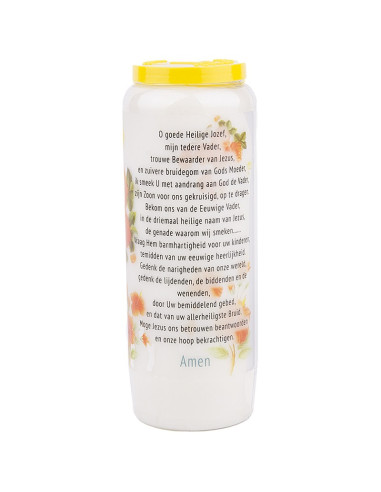 Candela della novena a San Giuseppe - scatola da 20