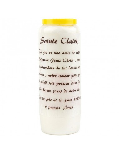 Noveenkaars voor de heilige Clara - doos van 20