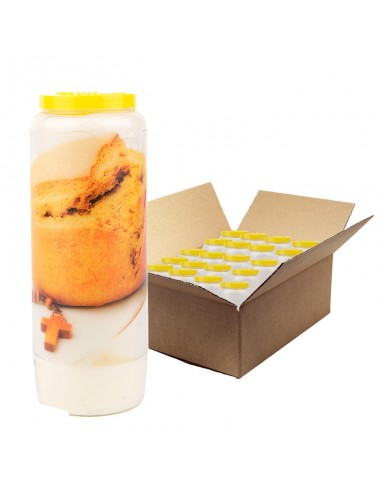 Novena candle for the meal - carton 20 pieces