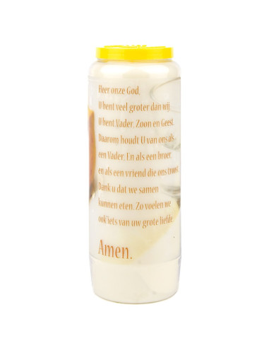 Novena candle for the meal - carton 20 pieces