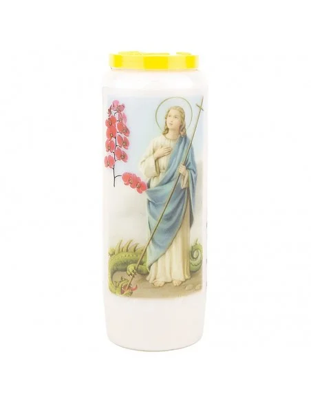 Novenenkerze zur Heiligen Martha - Schachtel mit 20 Stück