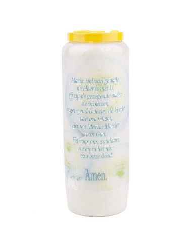 Novena candle to Mary - model 5 - box of 20 pieces
