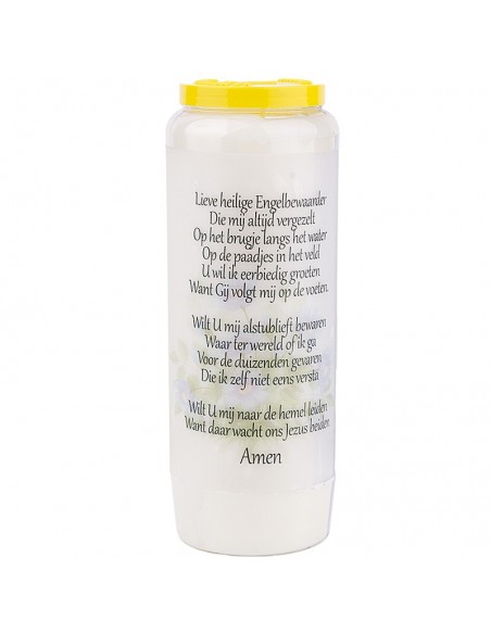 Bougie de neuvaine à Mon Ange Gardien - carton 20 pièces