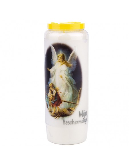 Bougie de neuvaine à Mon Ange Gardien - carton 20 pièces