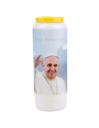 Novenenkerze für Papst Franziskus 3 – Schachtel mit 20 Stück