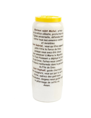 Novena candle to the Holy Trinity