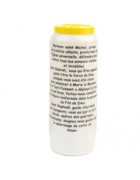 Novena candle to the Holy Trinity