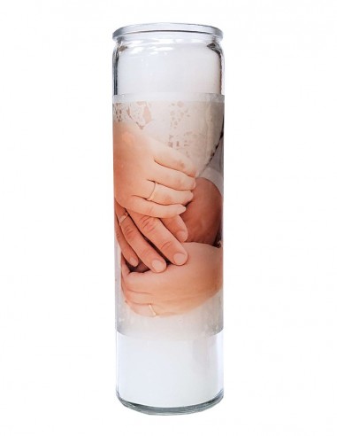 7-Tage-Hochzeitsglaskerze - Forever