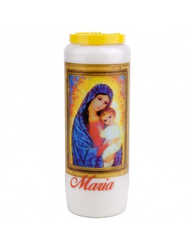 Novena candle to the Virgin Mary model 3 - box of 20 pieces