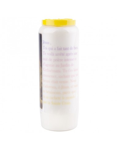 Novena candle to the 15 Stations of the Way of the Cross - box of 20 pieces