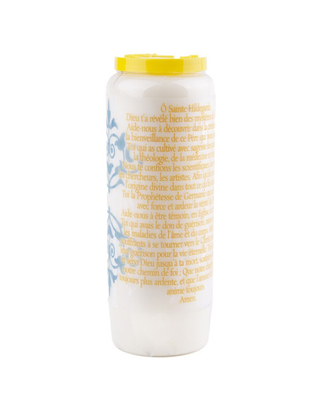 Novena candle to Saint Hildegard - box of 20 pieces