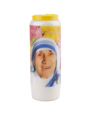 Candela Novena a Madre Teresa - scatola da 20 pezzi