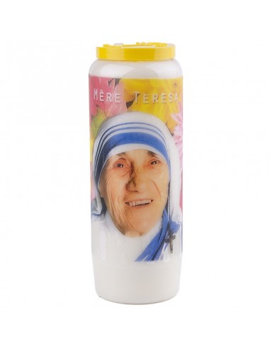 Vela de Novena a la Madre Teresa - caja de 20 piezas