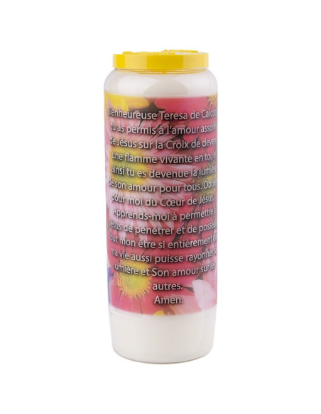 Novenenkerze für Mutter Teresa – Schachtel mit 20 Stück