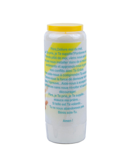 Bougie de neuvaine Père Délivre moi du mal