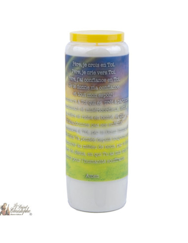 Padre Novena Candles Líbrame del mal - 20 piezas