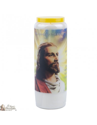 Novena candle Jesus Father I believe in you