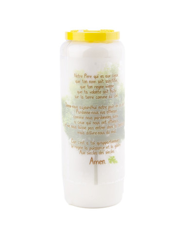 Bougie Neuvaine à Notre Père  - prière néerlandais