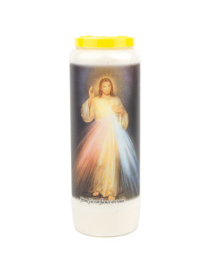 Novena candle to the Merciful Christ - model 2