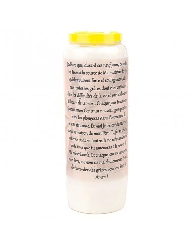 Novena candle to the Merciful Christ - model 2