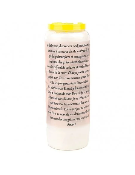 Novena candle to the Merciful Christ - model 2