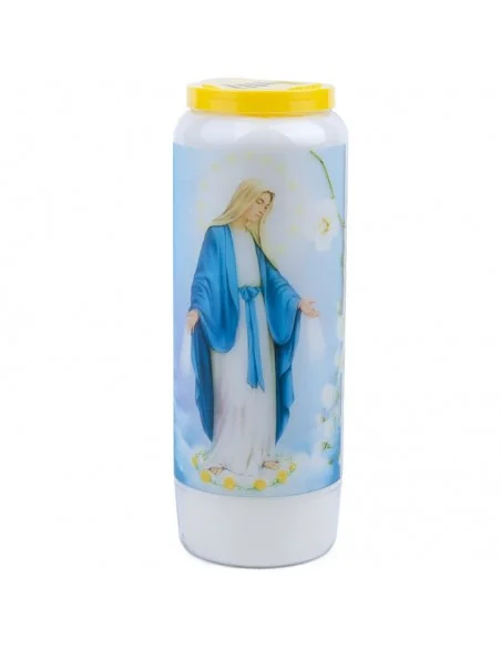 Bougie Neuvaine à la Vierge Sainte  - prière français