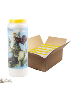 Velas Novena a San Jorge - caja de 20 piezas