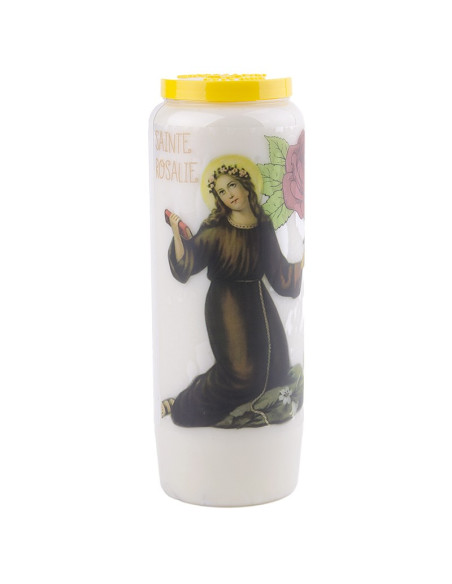 Candele Novena a Santa Rosalia - scatola da 20 pezzi