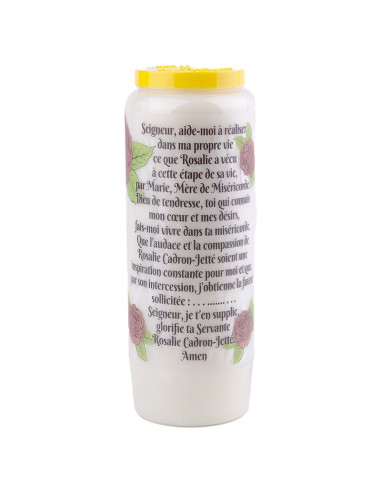 Novena candles to Saint Rosalie - box of 20 pieces