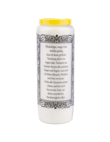 Vela Novena a Jesús - modelo 4 - caja de 20 piezas