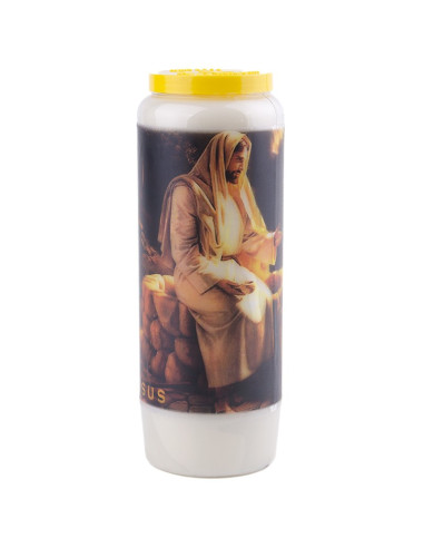 Candela Novena a Gesù - Pozzetto 2 - scatola da 20 pezzi