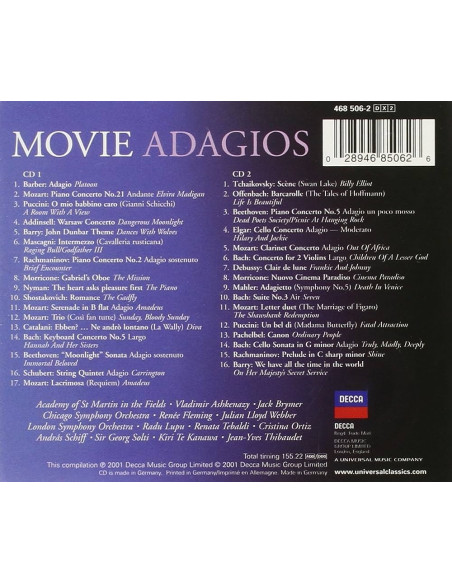 Movie Adagios - CD