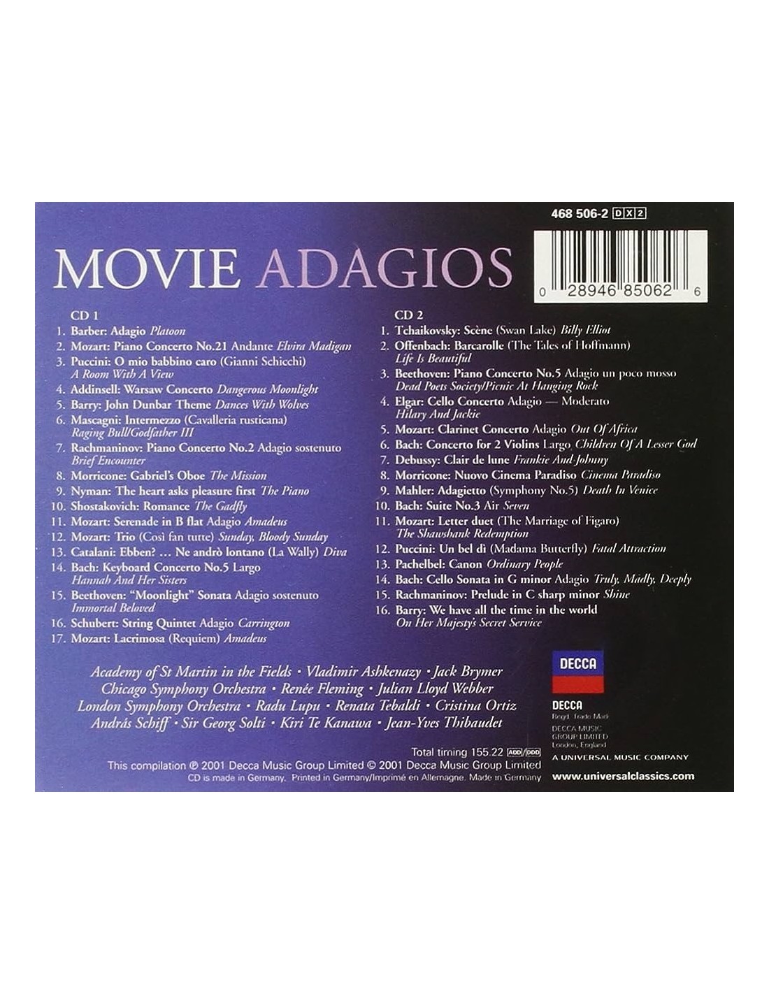 Adagios　Movie　CD
