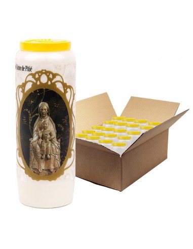 Candela Novena alla Madonna della Misericordia - scatola da 20 pezzi