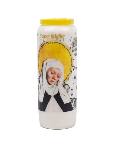 Novena candle to Saint Bridget - box of 20 pieces