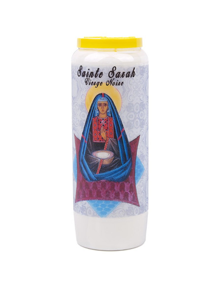 Novena candle to Saint Sarah - box of 20 pieces