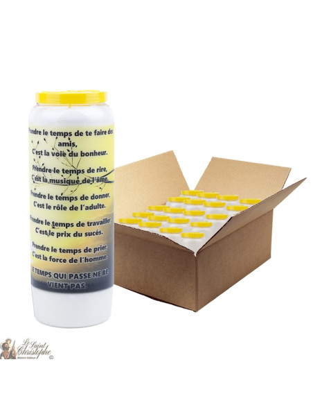 Candele Novena Si prega di prendere tempo - 20 pezzi