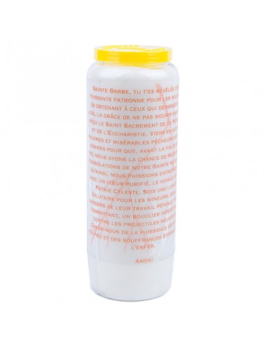 Candela Novena a Santa Barbara - scatola da 20 pezzi