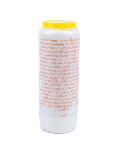 Noveenkaars naar Sint Barbara - doos van 20 stuks