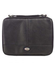 Housse pour Bible noire avec compartiments- grande