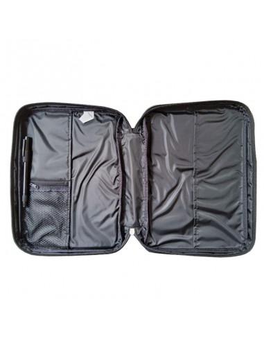 Black Bible cover with compartments - large