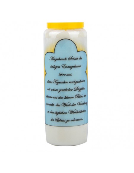 Bougie de neuvaine à la Sainte Famille 3 - carton 20 pièces