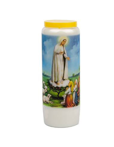 Novena candle to Fatima - Apparition - box of 20 pieces