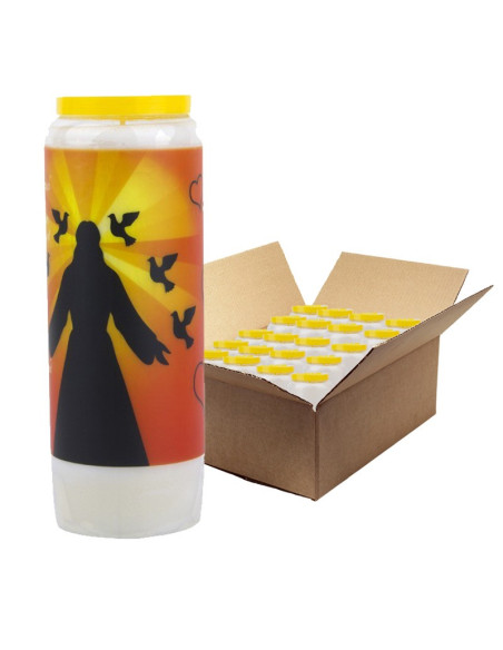 Novena candle prayer to God model 3 - box of 20 pieces