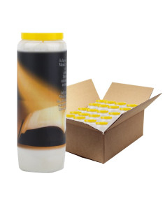 Novenenkerze Gebet zu Gott Offene Bibel - Schachtel mit 20 Stück