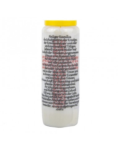 Novenenkerzengebet zur Heiligen Camille - Schachtel mit 20 Stück